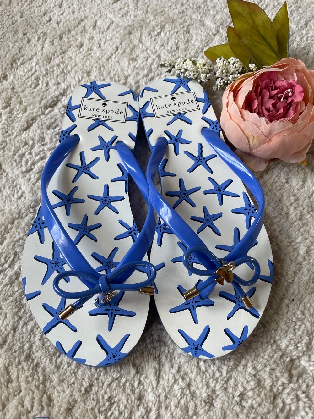 Kate Spade Dancing Starfish Flip Flops